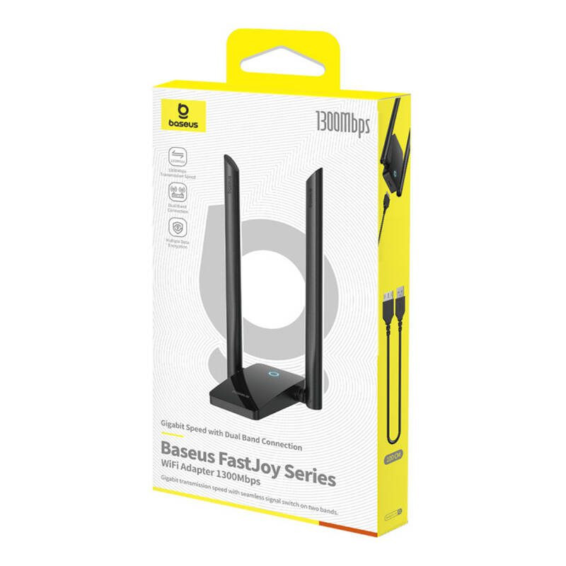 WiFi адаптер Baseus FastJoy Series 1300Mbps (External Antenna) (B01317600111-05) на малюнкі №6