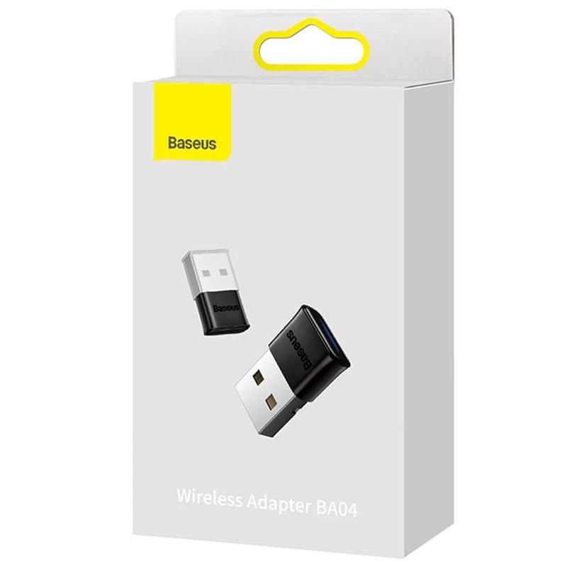 Уцінка Bluetooth адаптер Baseus BA04 (ZJBA), Пошкоджена упаковка / Чорний 2, купити оптом з доставкою