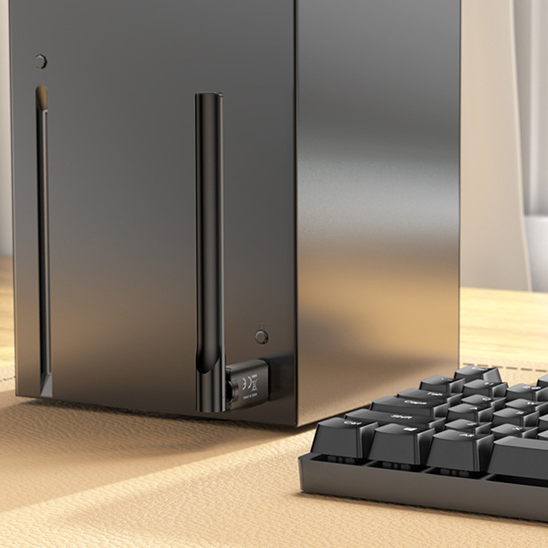 WiFi адаптер Hoco HI32 WiFi4 USB External Antenna 150Mbps на малюнкі №6