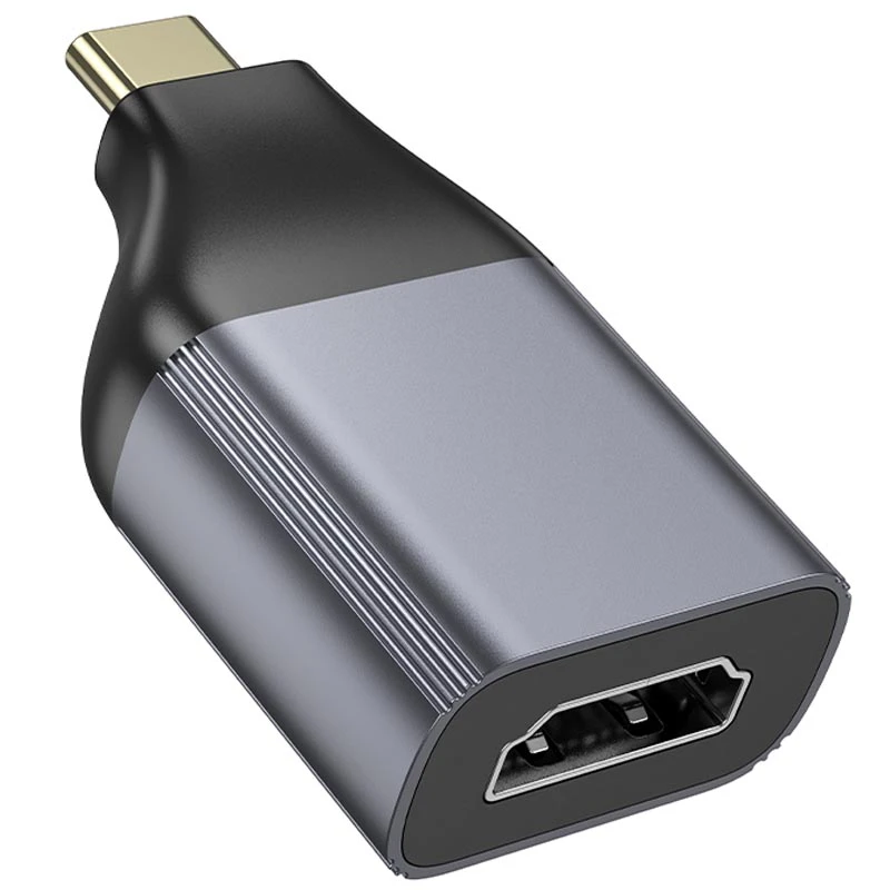 Переходник Hoco UA33 Type-C to HDTV, Metal grey 1, купить оптом с доставкой