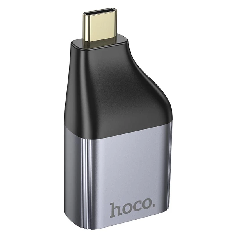 Переходник Hoco UA33 Type-C to HDTV, Metal grey 3, купить оптом с доставкой