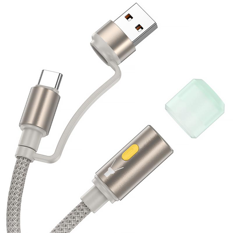 Кабель-світильник Hoco UA38C USB/Type-C to LED (0.3m) на малюнкі №2