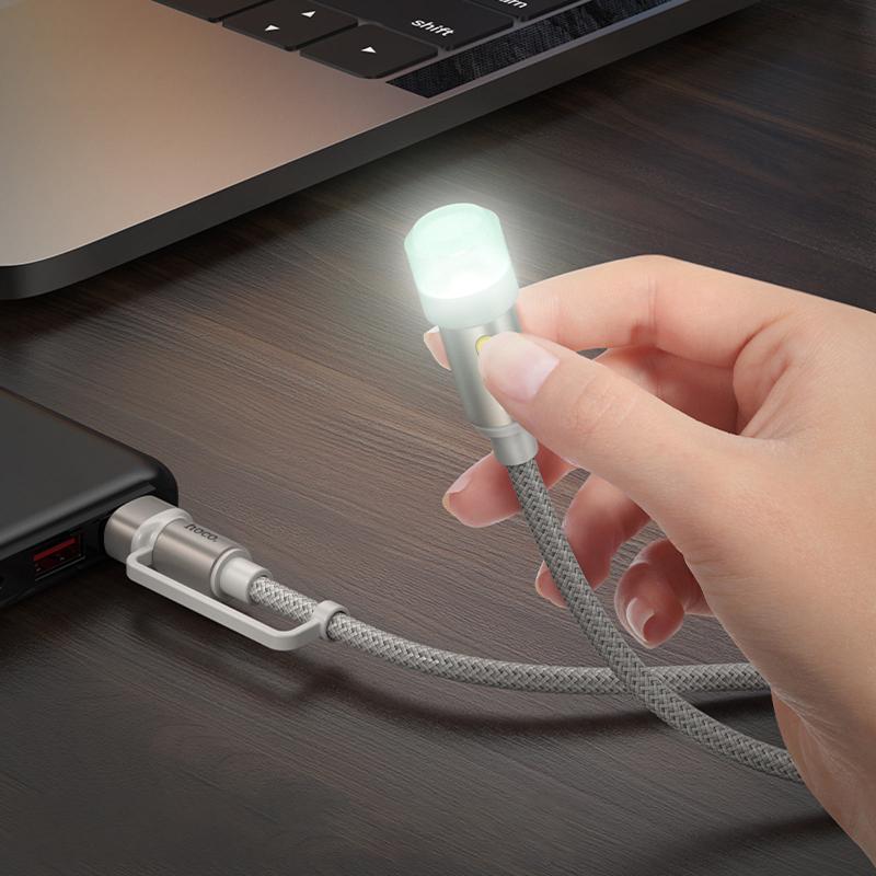 Кабель-світильник Hoco UA38C USB/Type-C to LED (0.3m) на малюнкі №4