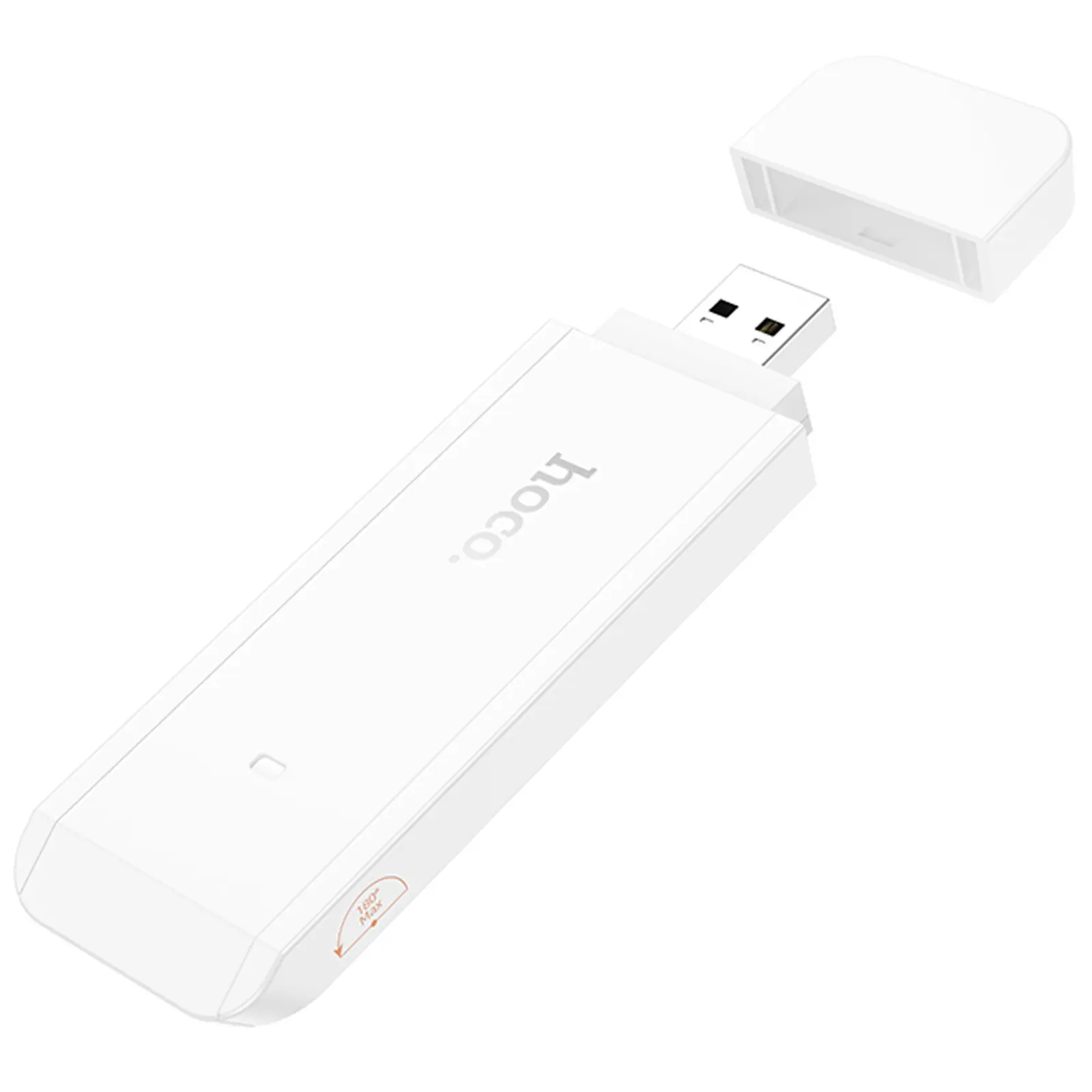 Портативный модем WiFi роутер Hoco HI40 150Mbps (Micro SIM), White 3, купить оптом с доставкой