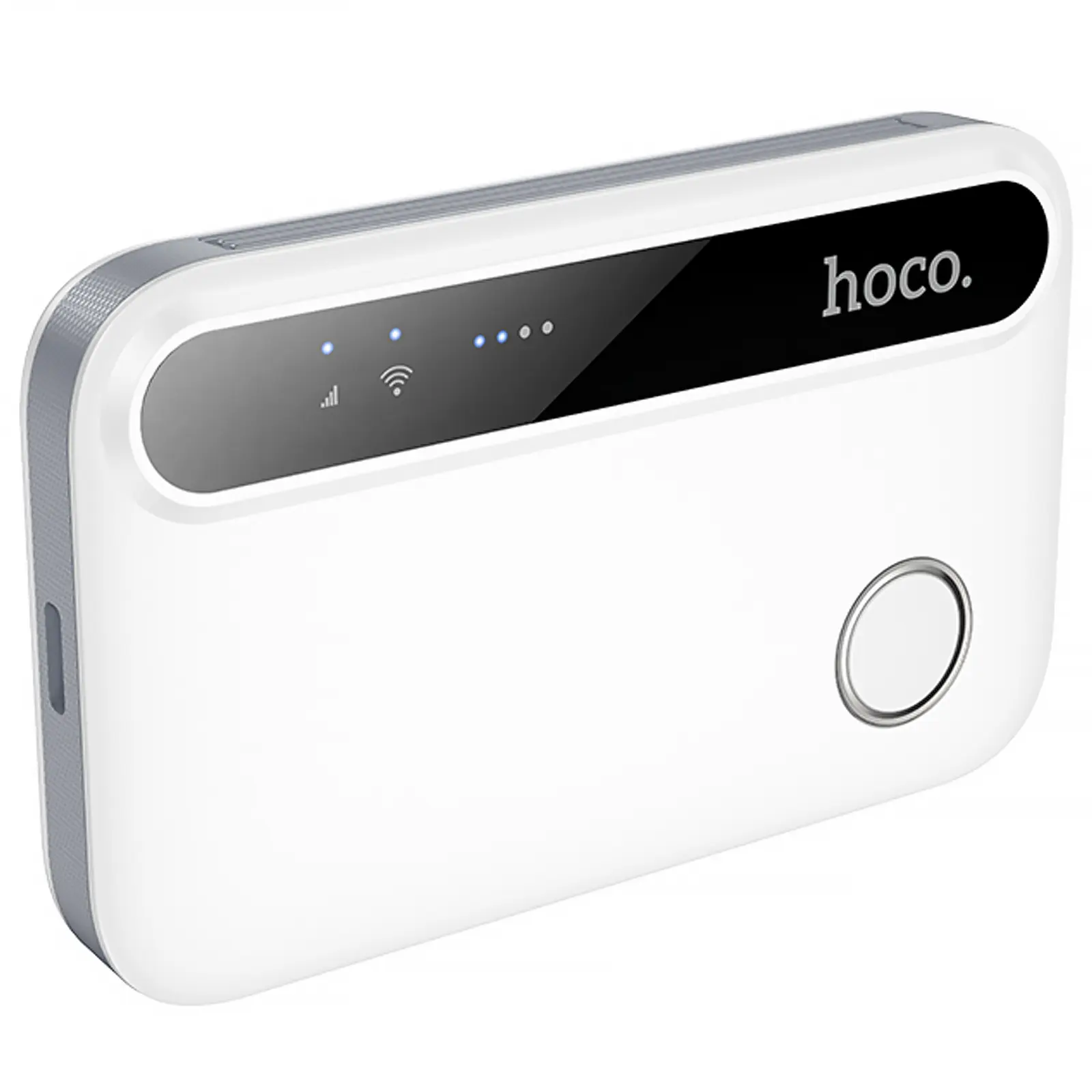 Портативний модем WiFi роутер Hoco HI41 150Mbps (Micro SIM) 2100 mAh, White 1, купити оптом з доставкою