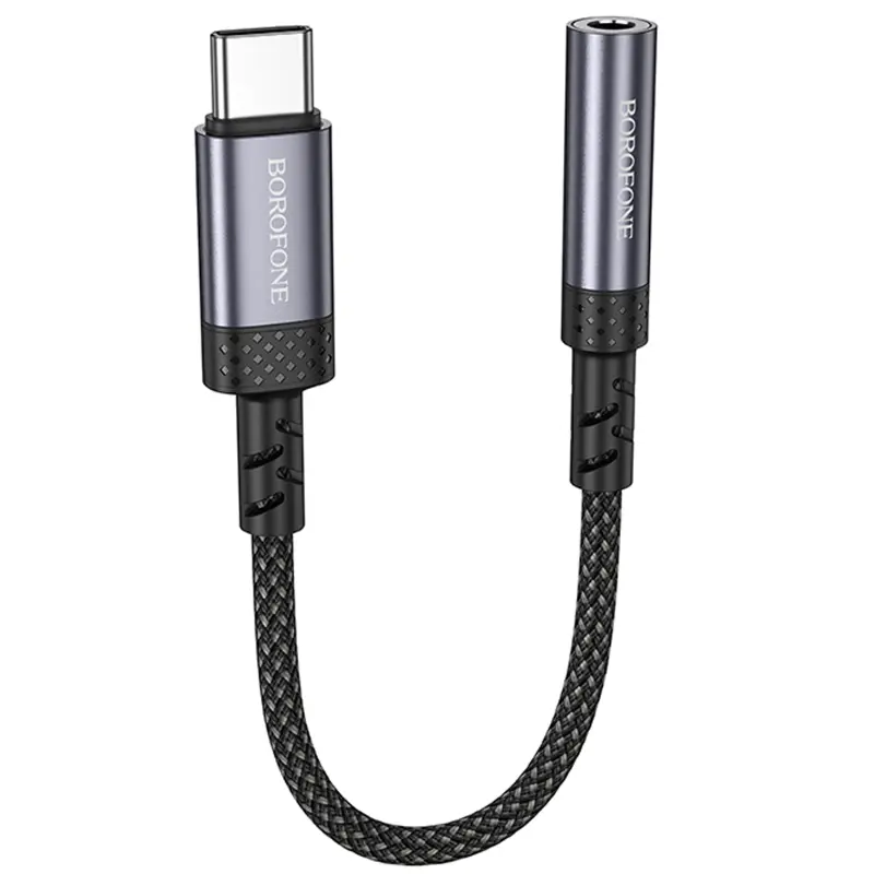 Переходник Borofone BV24 Graceful Type-C to 3.5mm, купить оптом с доставкой