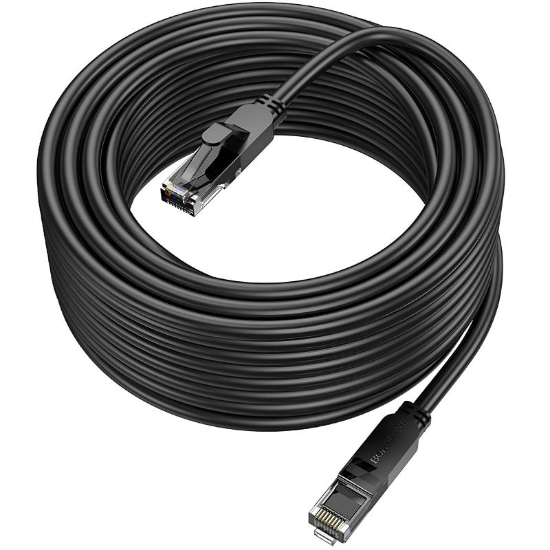 Кабель (патч-корд) Borofone BUS01 Category 6 Gigabit (10m) на малюнкі №5