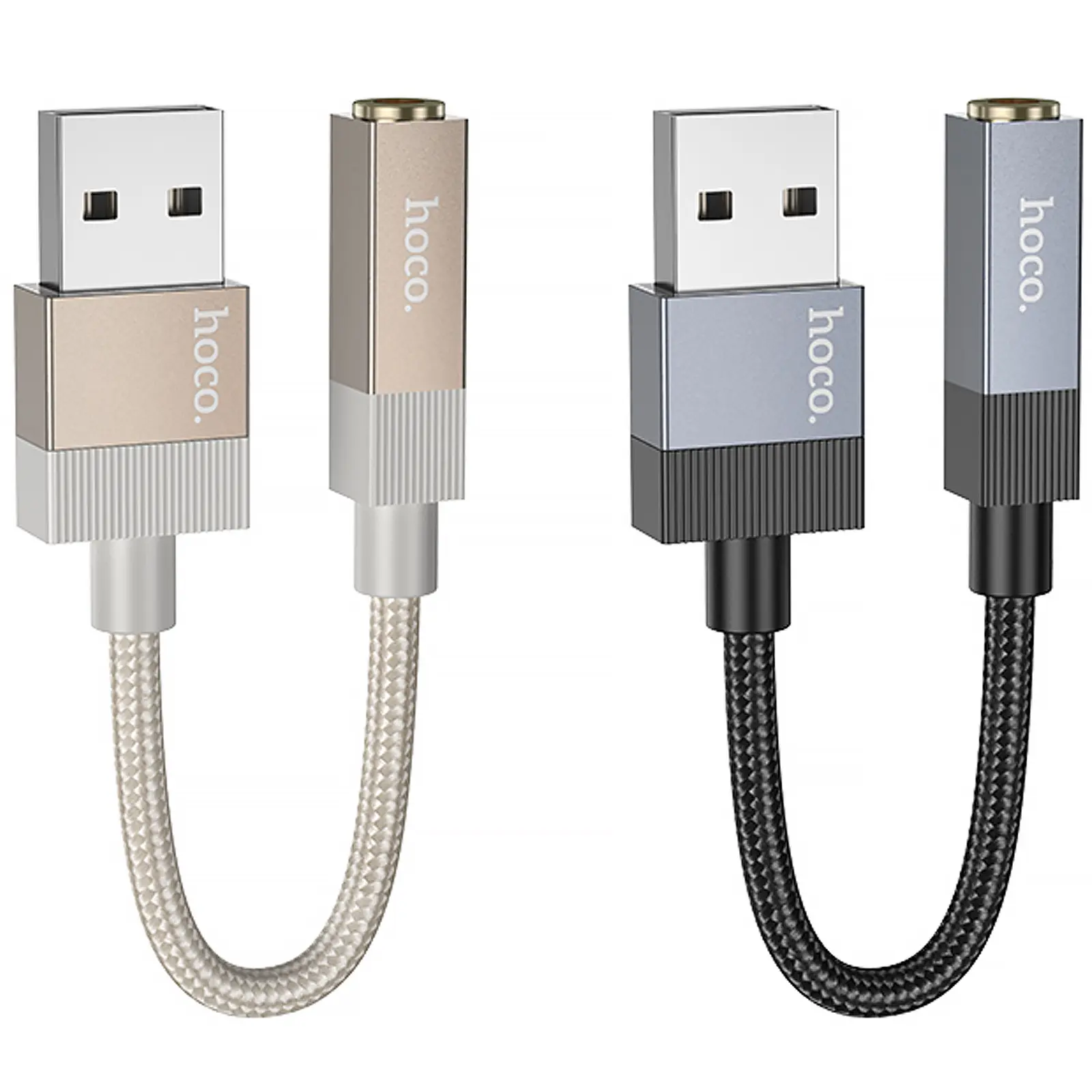 Переходник Hoco UPA32D Clever USB to 3.5mm, купить оптом с доставкой
