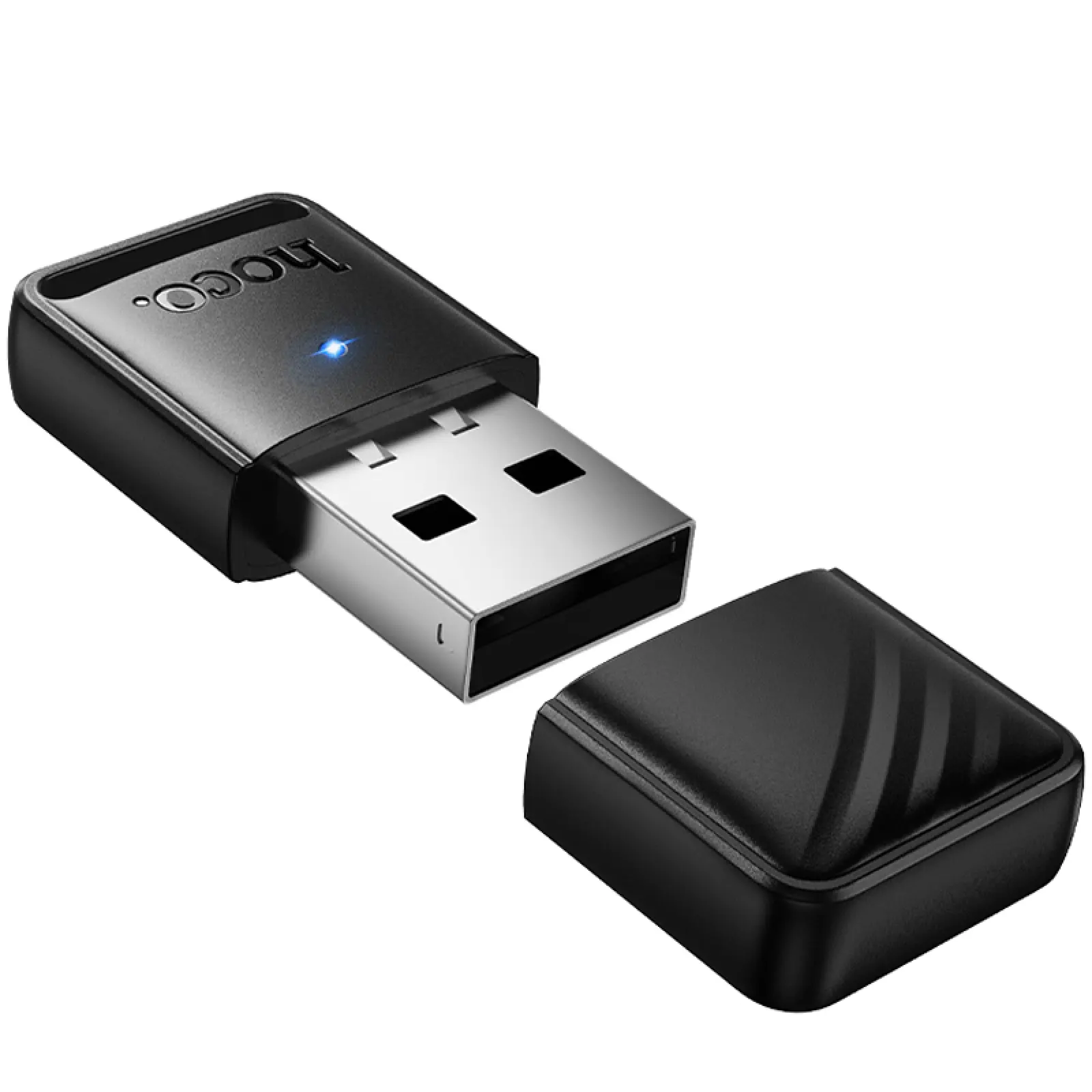 Bluetooth адаптер Hoco UA42 BT5.4, Black 3, купить оптом с доставкой