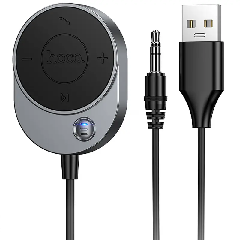 Bluetooth аудио ресивер Hoco E150 Path (AUX 3.5mm+USB-A), купить оптом с доставкой