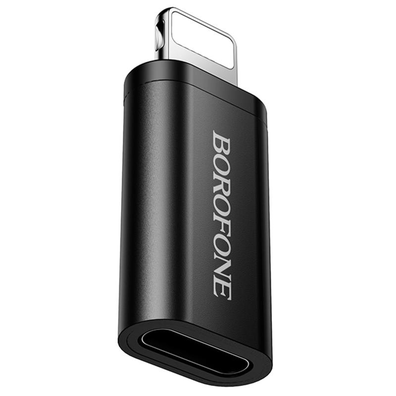 Перехідник Borofone BV26A Lightning Male to Type-C Female USB2.0 на малюнкі №1