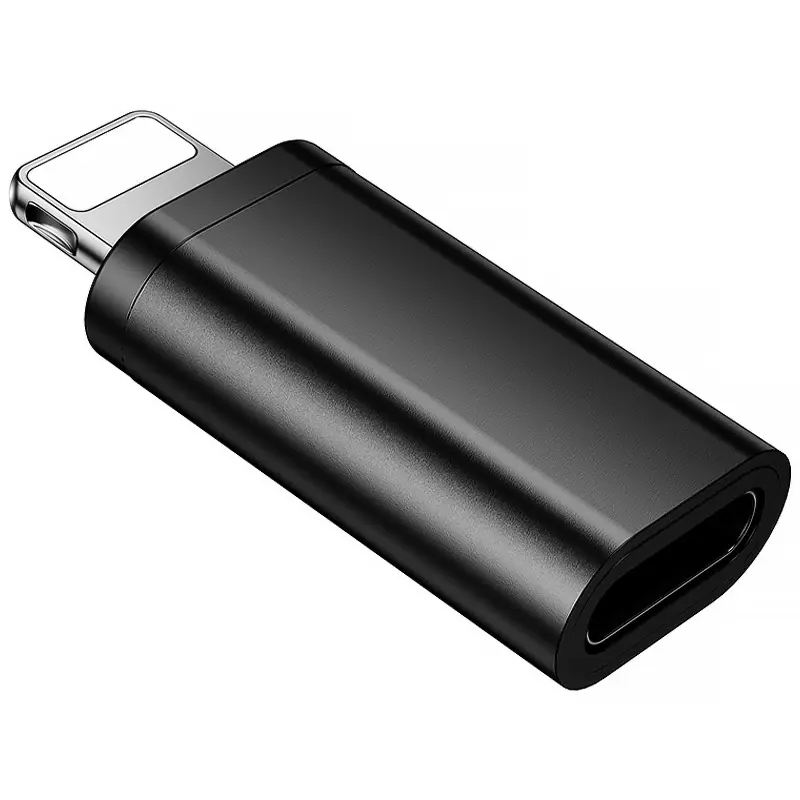 Переходник Borofone BV26A Lightning Male to Type-C Female, Black 2, купить оптом с доставкой