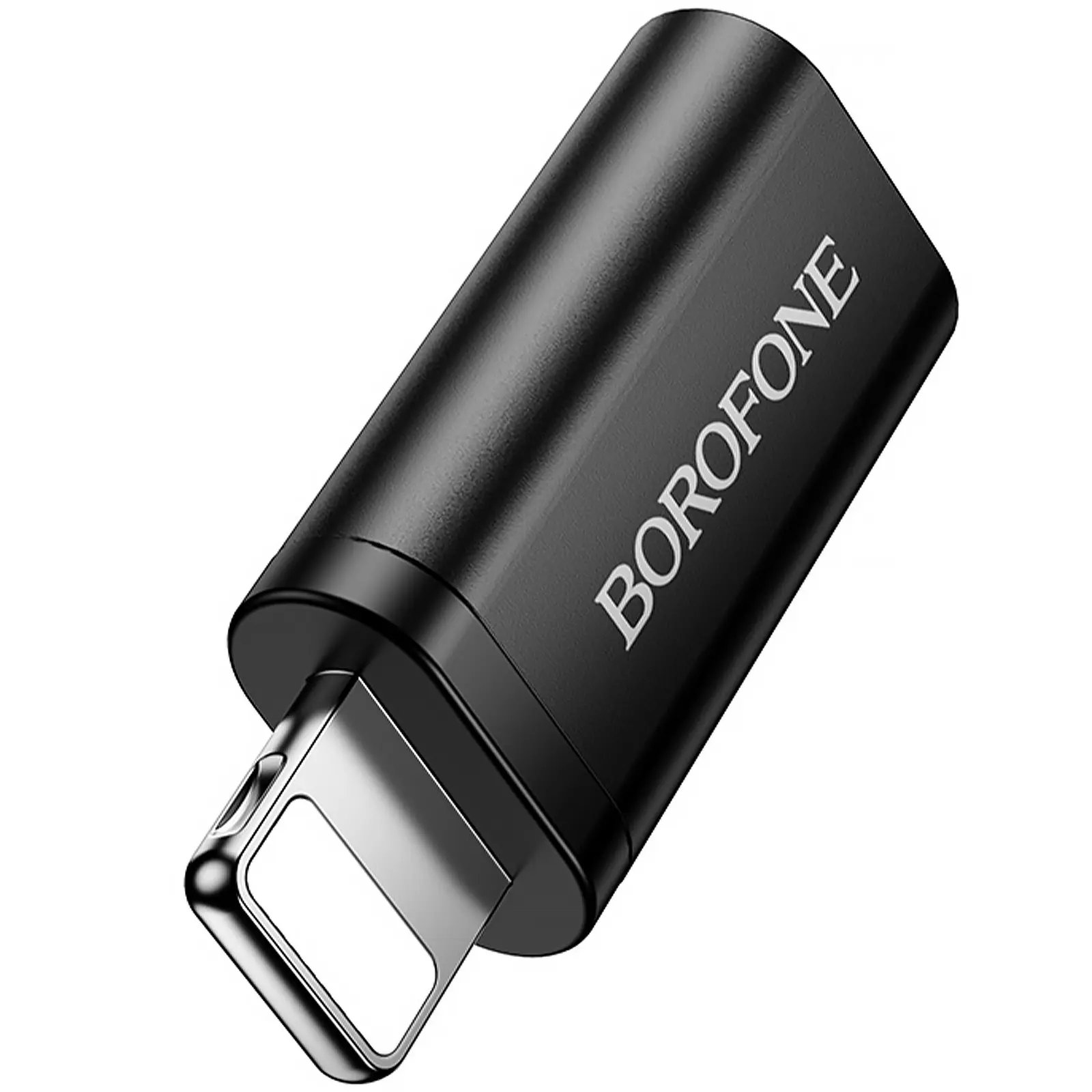 Переходник Borofone BV26A Lightning Male to Type-C Female, Black 3, купить оптом с доставкой