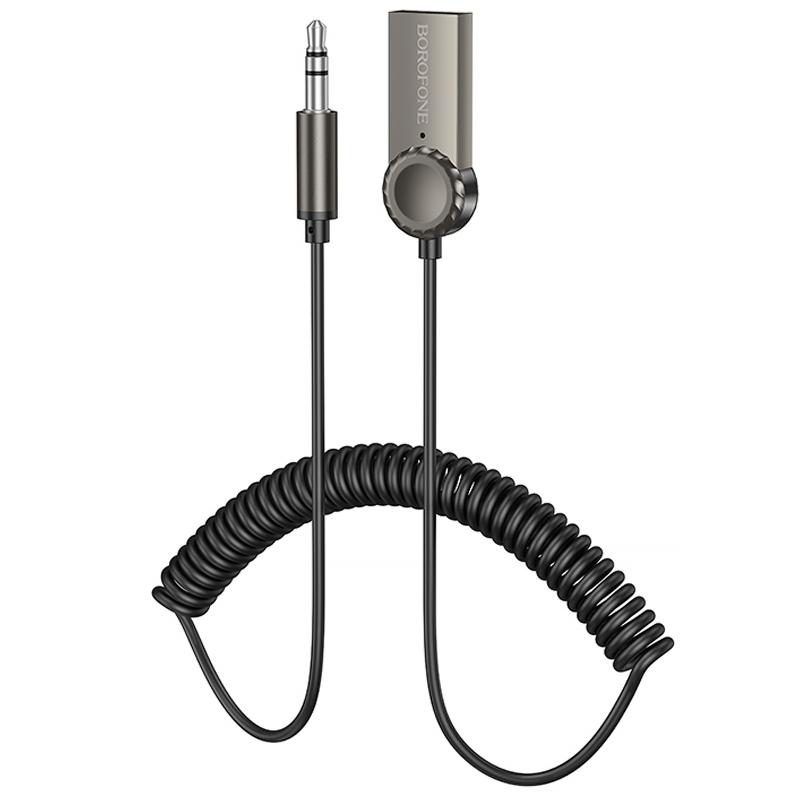 Bluetooth аудіо ресивер Borofone BC56 Peaceful with cable на малюнкі №1