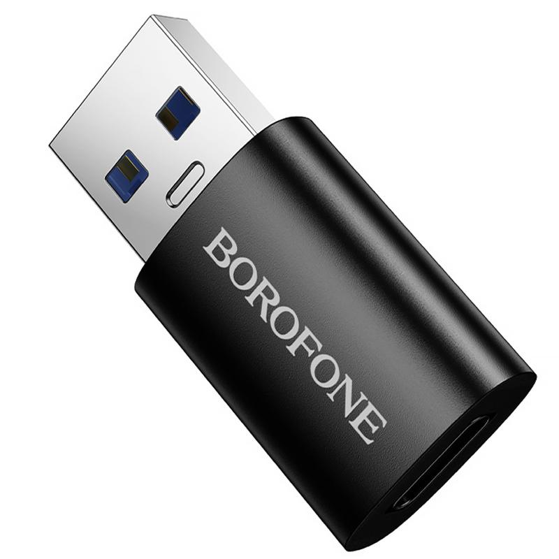 Перехідник Borofone BV26B USB Male to Type-C Female USB3.0 на малюнкі №4
