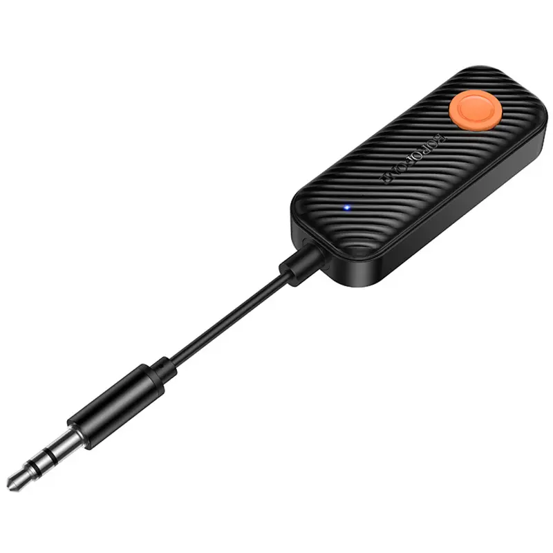 Bluetooth аудіо ресивер/трансмітер Borofone BC62 Walker (AUX 3.5mm), Black star 1, купити оптом з доставкою