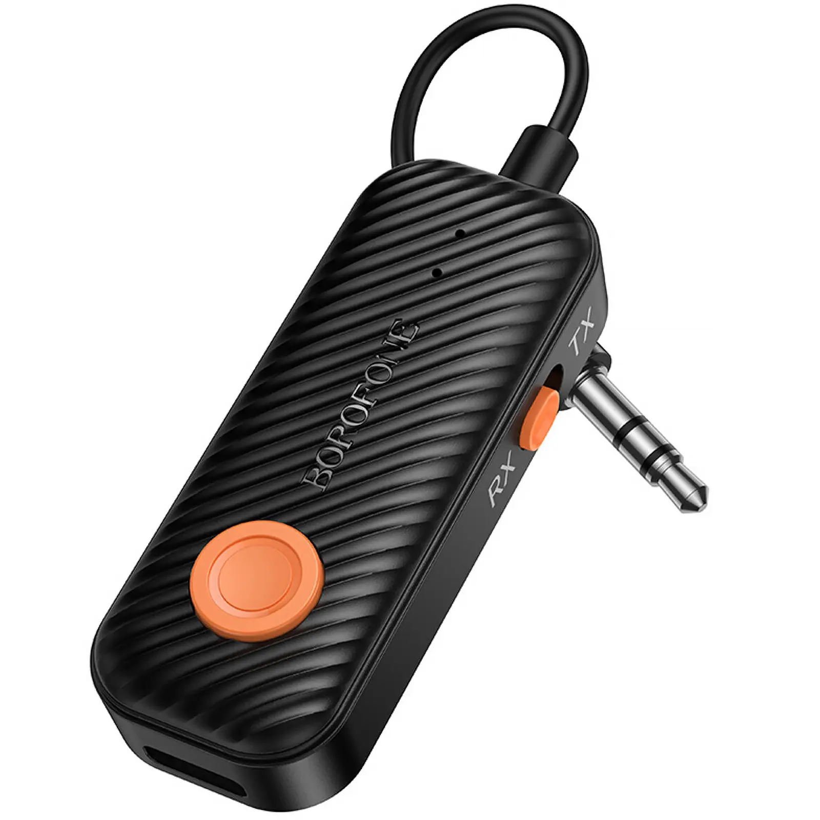 Bluetooth аудіо ресивер/трансмітер Borofone BC62 Walker (AUX 3.5mm), Black star, купити оптом з доставкою