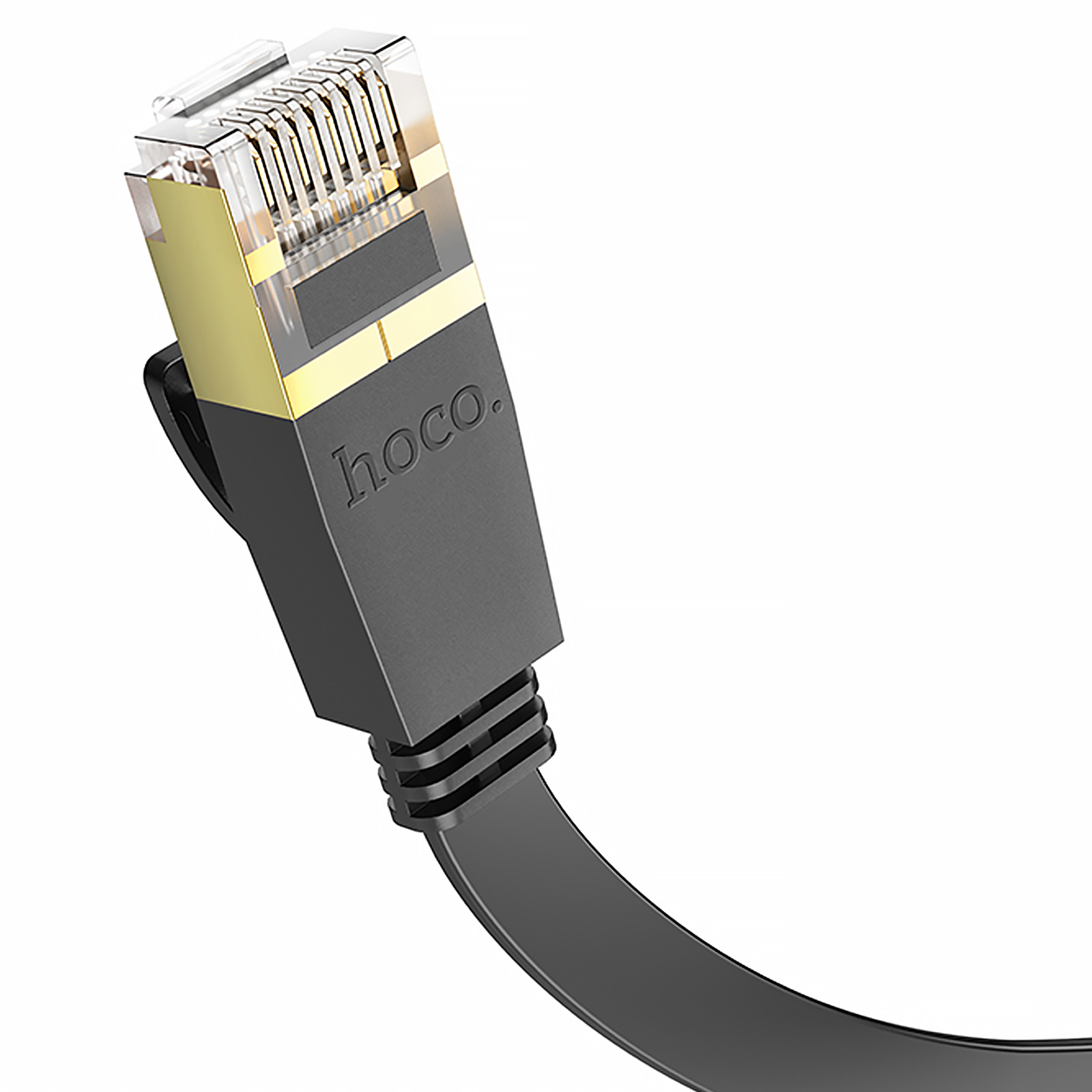 Кабель (патч-корд) Hoco US07 General Category 6 Gigabit (3m), Black 3, купити оптом з доставкою