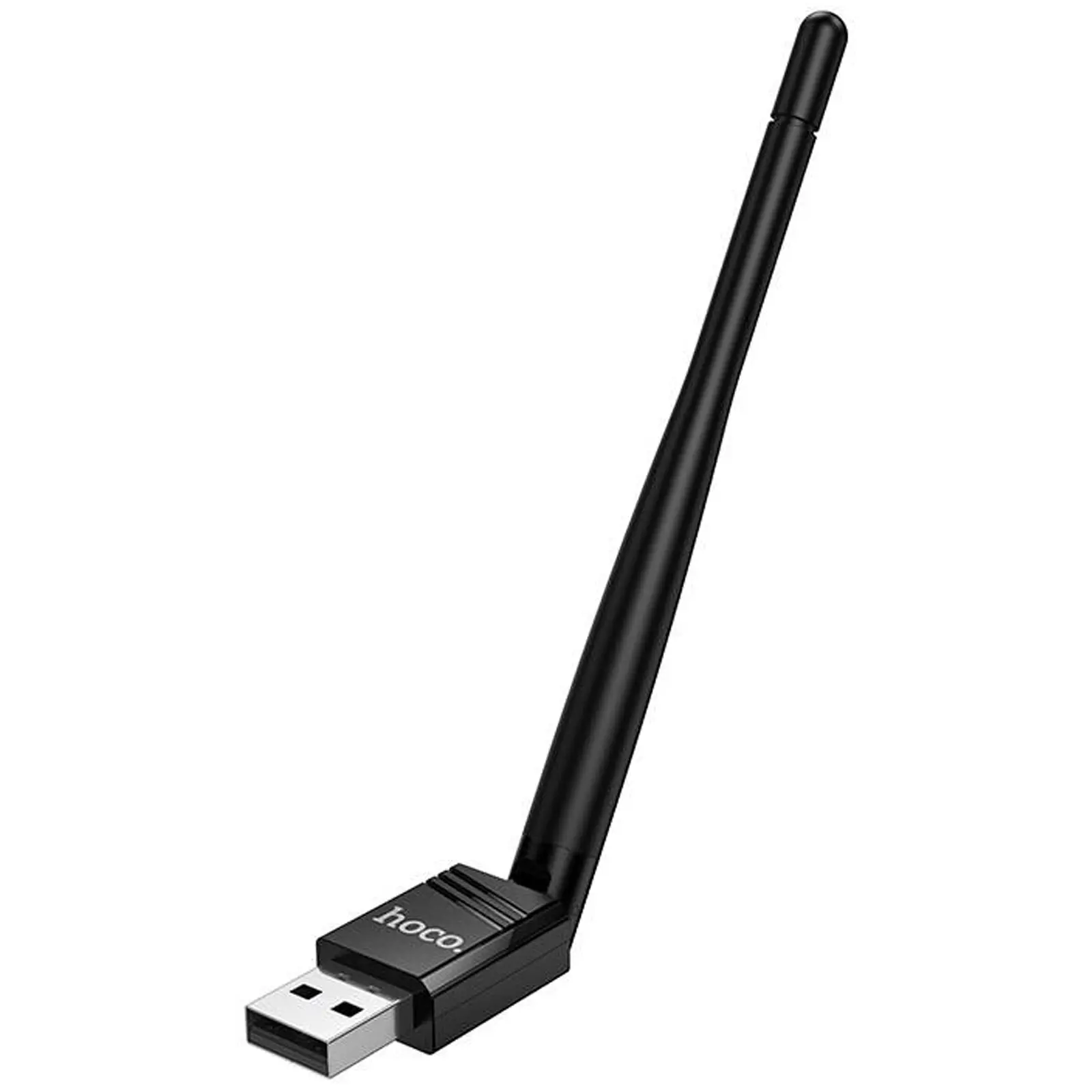 WiFi адаптер Hoco HI37 WiFi4 USB External Antenna 150Mbps, Black, купить оптом с доставкой