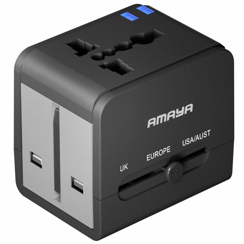 Сетевой универсальный переходник Amaya X10W 10W + 1USB-A/1C на картинке №1