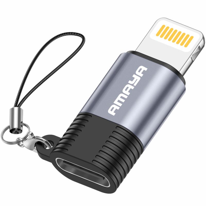 Переходник Amaya 01CL Lightning Male to Type-C Female на картинке №1