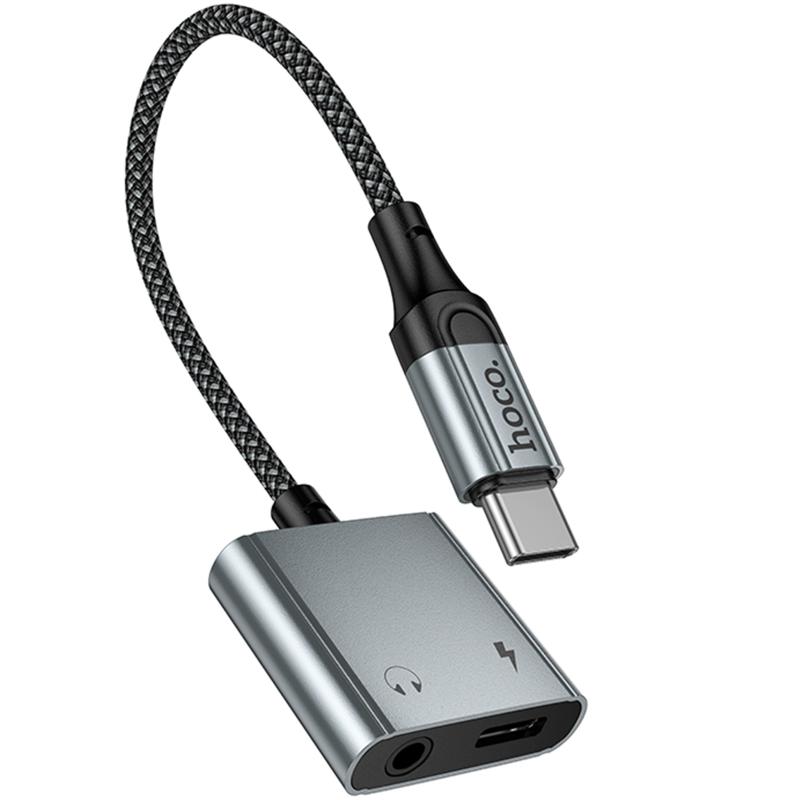 Переходник Hoco UPA34 Type-C to Type-C + 3.5mm на картинке №6