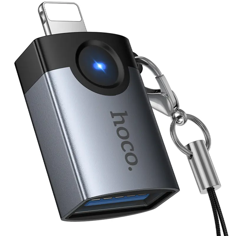Перехідник Hoco UA46 Lightning Male to USB Female USB2.0, купити оптом з доставкою