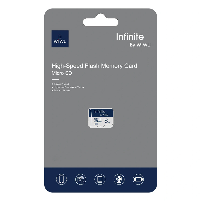 Карта памяті Wiwu Wi-FC004 Infinite Series (U1, C10) microSDXC Class 10 - 8GB (без адаптера) на малюнкі №2