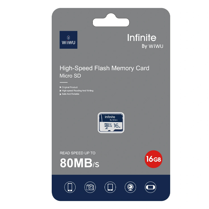 Карта памяті Wiwu Wi-FC004 Infinite Series (U1, C10) microSDXC Class 10 - 16GB (без адаптера) на малюнкі №2