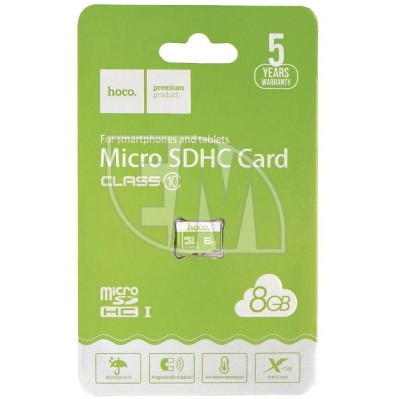 Карта памяті Hoco microSDHC Class 10 - 8GB (без адаптера) на малюнкі №2