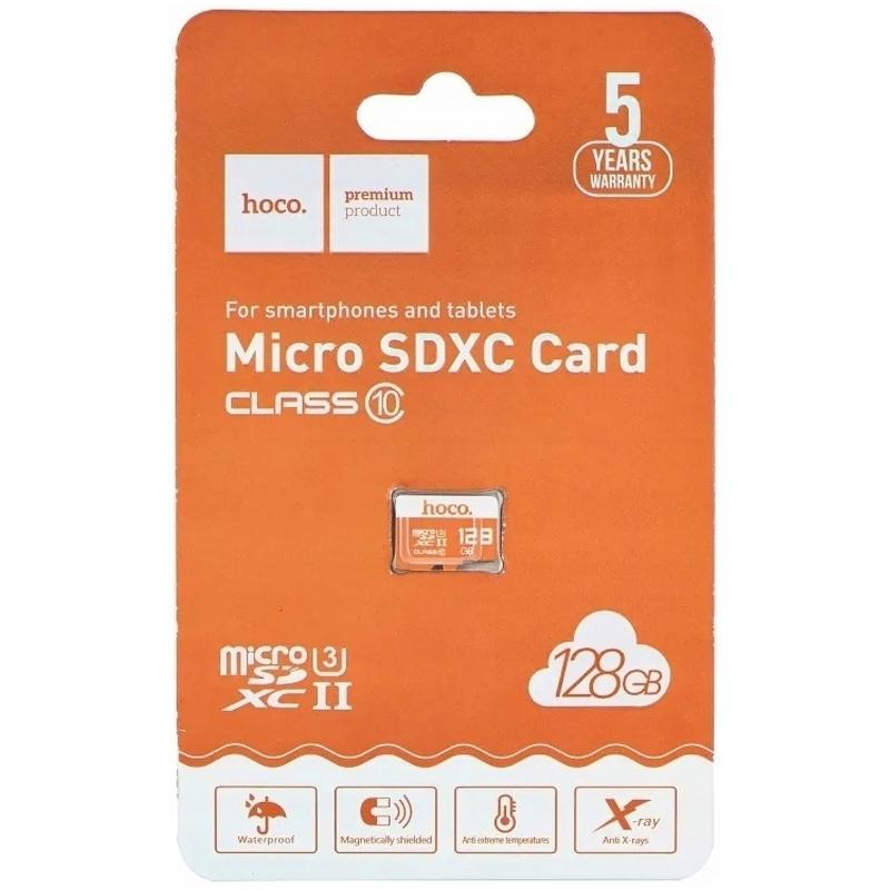 Карта памяті Hoco microSDXC Class 10 - 128GB (без адаптера) на малюнкі №2