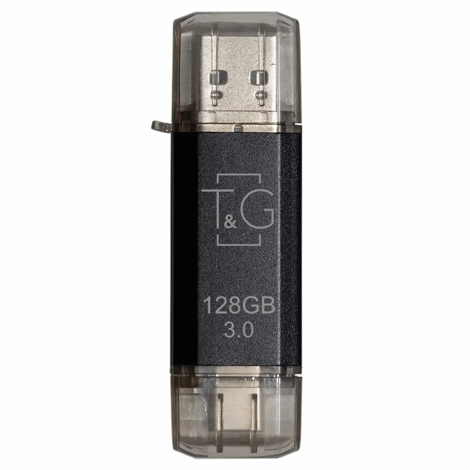 Флеш-накопитель T&G 009 Star Series 2in1 USB 3.0 (USB-A/C) — 128GB, Черный 1, купить оптом с доставкой