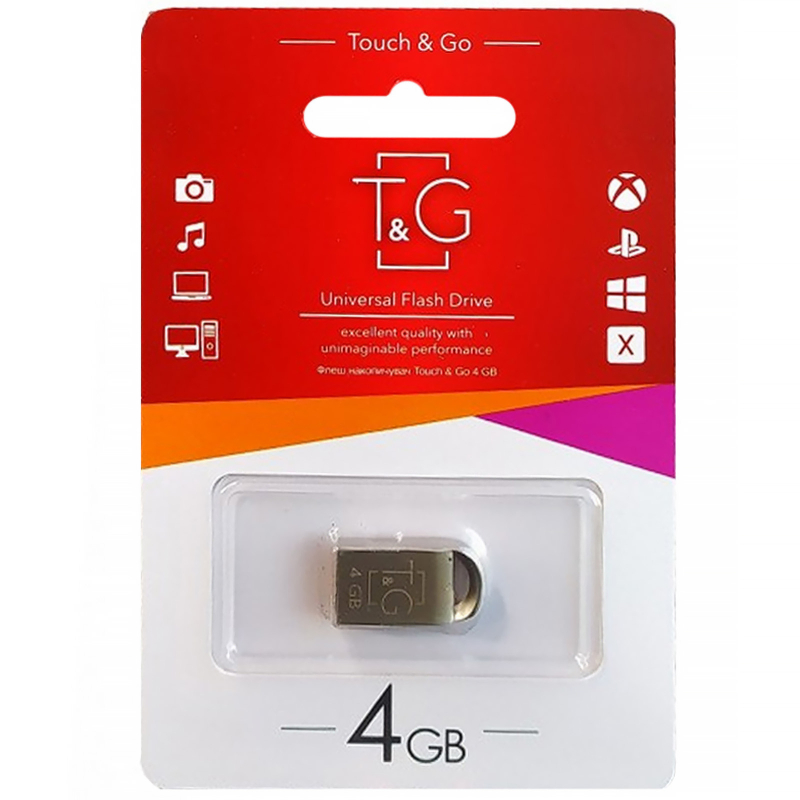 Флеш-накопитель T&G 107 Metal Series — 4GB на картинке №2