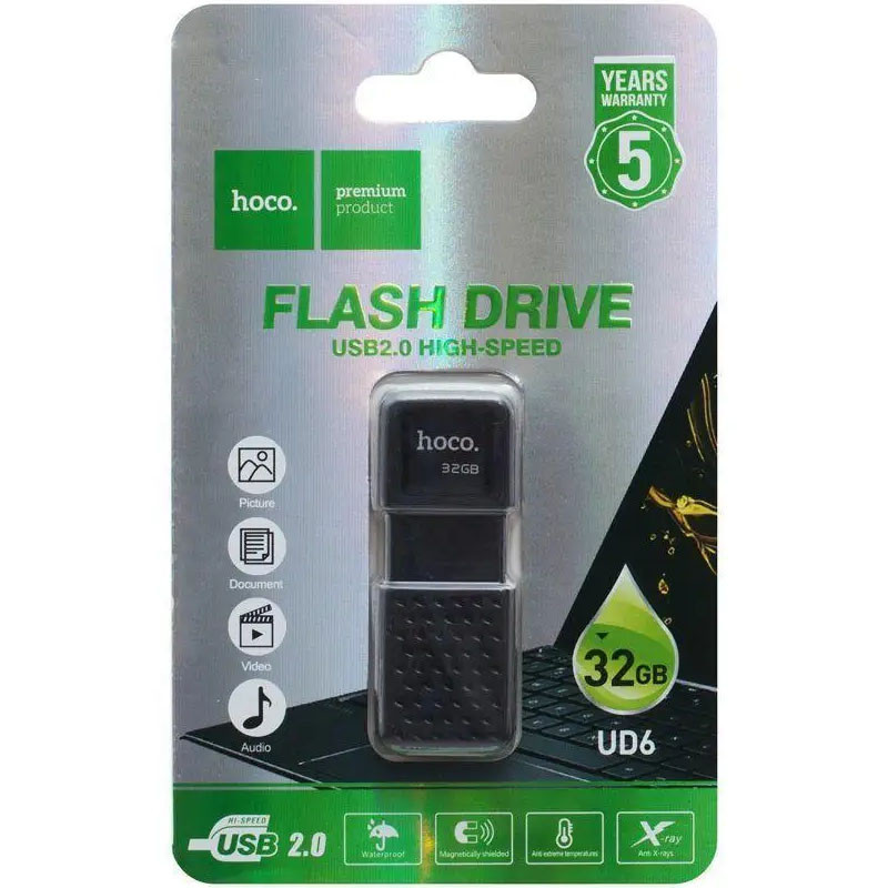 Флеш накопичувач USB 2.0 Hoco UD6 32GB дивитися фото №4