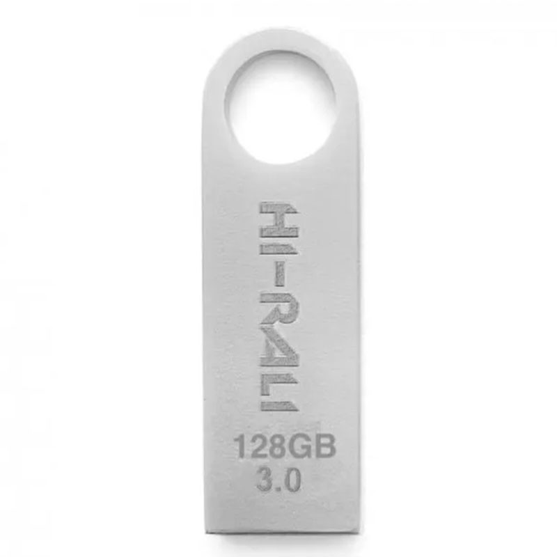 Флеш-накопитель Hi-Rali Shuttle USB 3.0 Серебряная серия — 128GB, купить оптом с доставкой