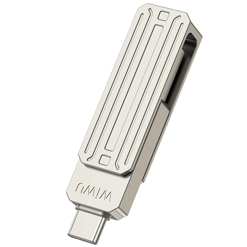 Флеш-накопичувач WIWU Wi-FD001 3in1 (USB-A/C/L) USB 3.0 — 64GB на малюнкі №7