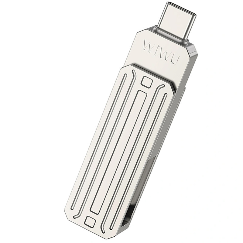 Флеш-драйв USB 3.0 Flash Drive WIWU Wi-FD001 3 in 1 256GB на малюнкі №5