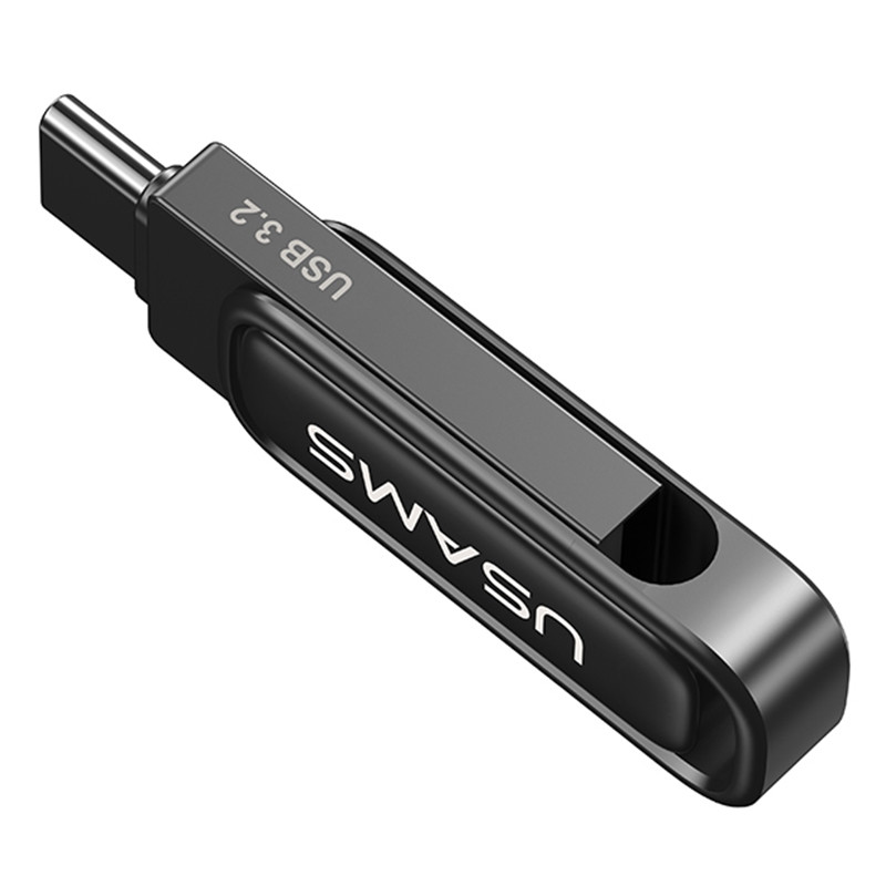 Флеш накопичувач USAMS US-ZB346 USB3.2 Type-C High-Speed Flash Drive With Dual Ports 32Gb на малюнкі №4