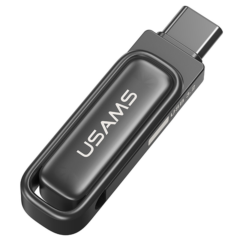 Флеш накопичувач USAMS US-ZB349 USB3.2 Type-C High-Speed Flash Drive With Dual Ports 256Gb на малюнкі №2