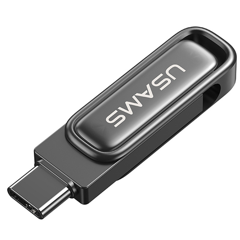 Флеш накопичувач USAMS US-ZB349 USB3.2 Type-C High-Speed Flash Drive With Dual Ports 256Gb на малюнкі №5