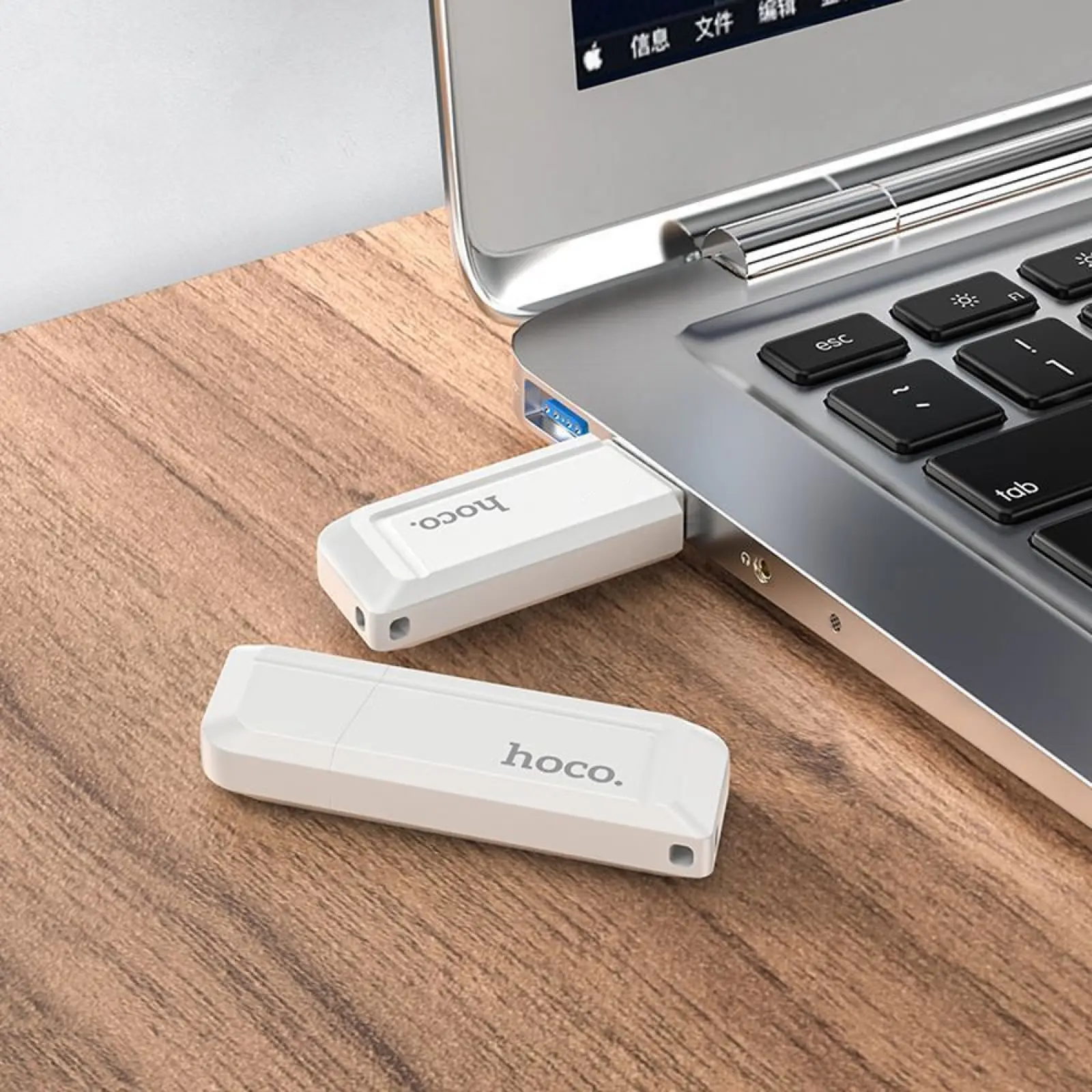 Флеш-накопитель Hoco UD11 USB3.0 - 64GB, White 2, купить оптом с доставкой