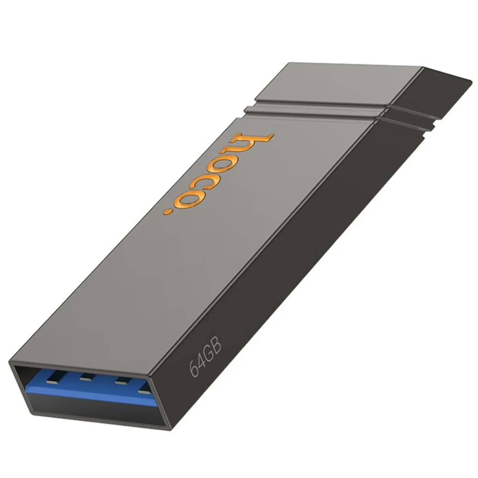 Флеш-накопитель Hoco UD13 USB3.2 - 64GB, Gray, купить оптом с доставкой