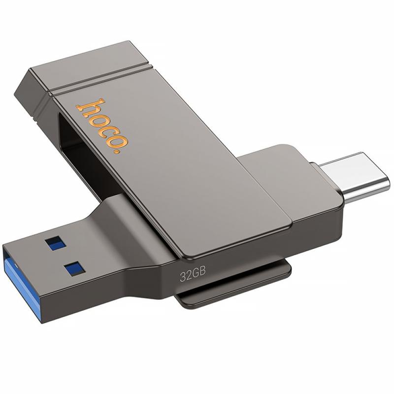 Флеш-накопичувач Hoco UD15 2in1 Type-C USB 3.2 - 32GB на малюнкі №1