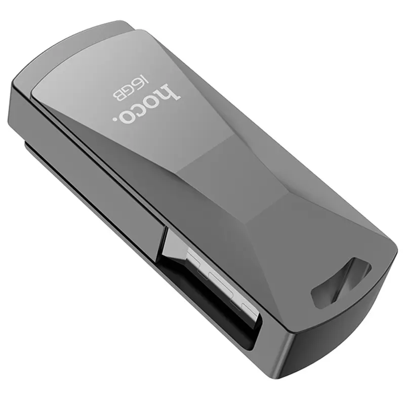Флеш-накопитель Hoco UD5 USB 3.0 — 16GB, Серый, купить оптом с доставкой