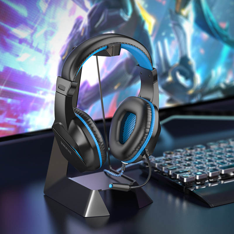 Накладні навушники BOROFONE BO104 (3.5mm/1.8m) дивитися фото №2