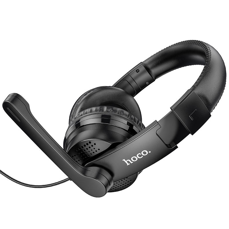 Уценка Накладные наушники Hoco W103 Magic Tour Gaming (3.5mm/1.2m), Мятая упаковка / Черный 3, купить оптом с доставкой