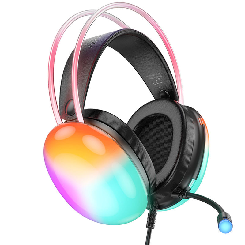 Накладні навушники Hoco W109 Plus Rich USB7.1 channel gaming (USB/2m) на малюнкі №1