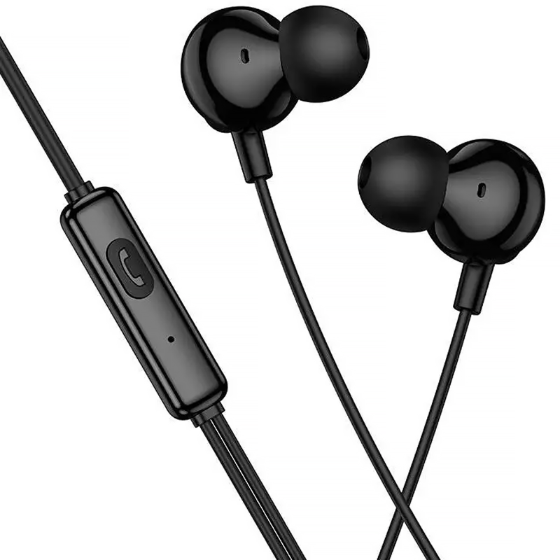 Стерео навушники Hoco M117 Type-C, Black, купити оптом з доставкою