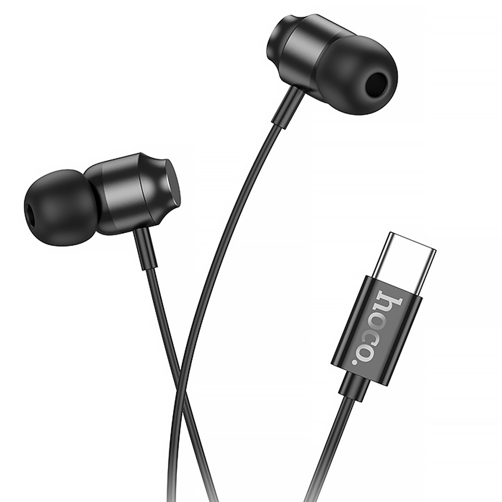 Стерео наушники Hoco M122 Type-C, Black 1, купить оптом с доставкой