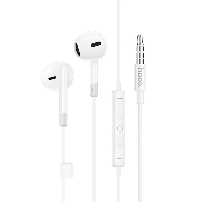 Уценка Стерео наушники Hoco M109 Pure joe (3.5mm/1.2m), купить оптом с доставкой